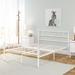 Andover Mills™ Baby & Kids Abigail Platform Bed in White | 55.8 W x 77.5 D in | Wayfair 32B5E88D285C4B9199440132B8449E33