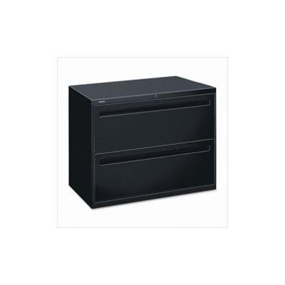 HON Company 700 Series Two-Drawer Lateral File 36w x 19-1/4d - Black