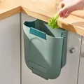 Poubelle Pliante avec Grattoir Boîte de Rangement Corbeille à Papier Recyclage des Déchets