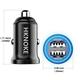 HKNOKE fast charging usb car charger 4.8A 24W for iPhone 14/14 Plus/14 Pro Max iPad Samsung Galaxy s10