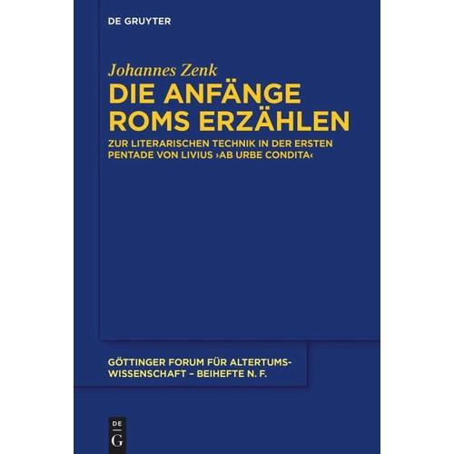 Die Anfänge Roms erzählen – Johannes Zenk