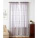 Linda Sheer Voile 4 Pack Window Curtain Panel Pairs - 55 x 84 - 55 x 84