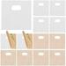 60PCS Clear Vertical Blind Repair Tabs Kit Clear Blind Fixer Vertical Blind Snap in Replacement for Vertical Blinds Replacement Slats Parts Panels