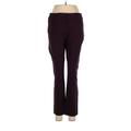 Ann Taylor LOFT Dress Pants - High Rise: Purple Bottoms - Women's Size 6 Petite