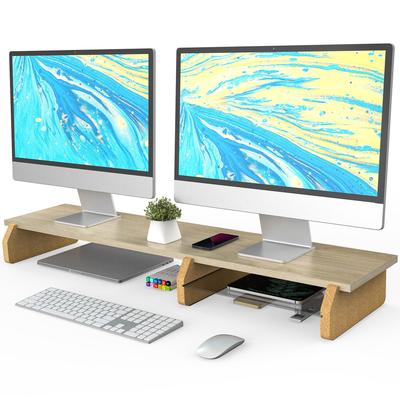 Fenge 42.5 Inch Monitor Stand Riser with Eco Cork Legs