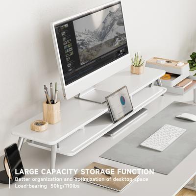 Fenge Dual Monitor Stand, 42.5 Inch Monitor Stands