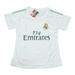Ladies | REAL MADRID Futbol Sports Soccer Jersey T-Shirts *WHITE-0114*
