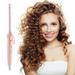 9mm Small Hair Curler Mini Curling Iron Ceramic Coated Hair Curling Iron for Wool Rollï¼ŒWool Hair Curler Tourmaline Ceramic Hair Curling Wand Wool Fine Curl Pink