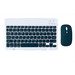 Portable Wireless Bluetooth Keyboard Mouse Set for Phone Tablet Wireless Keyboard with Dual Mode Rechargeable Mouse