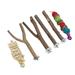 Bird Perch Stand Set Wood Bird Perch Stand Set Stand Branches Set For Parrots Birds Stand Perch Set Parrots Stand Branches Set Bird Perch Stand Set Wood Parrots Stand Branches Set