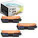 (3-Pack) 3xBlack Compatible Toner Cartridge Replacement for 051 051H Toner Combo CRG-051H (High Yield) for imageCLASS LBP162dw MF264dw MF267dw MF269dw Toner Printers