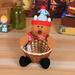 Pgeraug Christmas Decorations Christmas Ornaments Desktop Decorations 1Pcs Merry Candy Storage Basket Decoration Santa Snowman Storage Basket Desktop Candy Box Snack Stor Desktop Ornament C