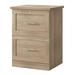 Realspace 2-Drawer 17 D Vertical File Cabinet Spring Oak