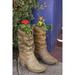 AZ Tucson Cowboy boots used as planters by Don Paulson (24 x 36)