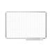 Planning Board Magnetic Dry Erase 1 x 2 Planner with Accessory Kit 24 x 36 Aluminum Frame Silver MA0392830A