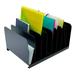 Steel Vertical Desk File Organizer Sorter Metal 4 5 6 or 8 Slot - Choose (8-Slot)