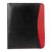 Junior Size Faux Leather Padfolio with Pen Loop Business Notebook Folder Folder Organizer Pocket Card Slot and a Document Pocket for Men & Women