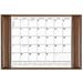 Leather Desk Calendar Pad 25.5 X 17.25 Rustic Brown - P3240