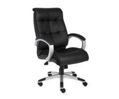 Boss B8771SBK Double Plush High Back Executive Chair BlackSilver