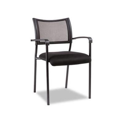 Alera EK43ME10B Eikon Series Stacking Mesh Guest Chair Black 2/Carton