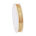 18K Gold Plated Copper Wire 24 Gauge Jewelry Wire 0.5mm Craft Wire Golden Beading Wire Tarnish Resistant Wire for DIY Crafts Jewelry Making Wrapping Sculpting 164 FT /54 Yards