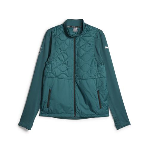 „Laufjacke PUMA „“RUN CLOUDSPUN WRMLBL Herren““ Gr. L, grün (malachite green) Herren Jacken Laufjacken“