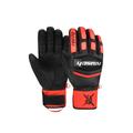 Skihandschuhe REUSCH "Worldcup Warrior Team" Gr. 9,5, schwarz (schwarz, rot) Damen Handschuhe Sporthandschuhe