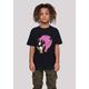 T-Shirt F4NT4STIC "T-Shirt Die Familie Feuerstein Bamm And Dino" Gr. 122/128, schwarz Mädchen Shirts T-Shirts