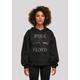 Kapuzenpullover F4NT4STIC "Pink Floyd", Damen, Gr. XS, schwarz, Obermaterial: 100% Baumwolle, casual, oversize, Langarm, Pullover, Print