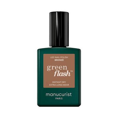 manucurist green flash Instant Dry Extra Long Wear UV-Nagellack Bronze 15 ml Braun Image