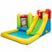 Costway Water Slide Climb Bouncer Pool Bounce House in Blue/Red/Yellow | Wayfair OP70145