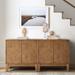 Mercury Row® Whisnant Contemporary 2 - Door Storage Cabinet w/ Adjustable Shelves Wood in Brown | 30 H x 30.63 W x 15.75 D in | Wayfair