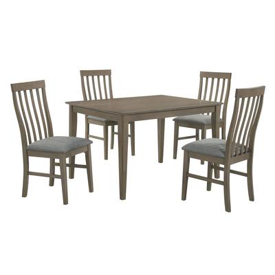 Picket House Furnishings Leigh Dining 5 PC Dining Set in Light Brown - Picket House Furnishings D.500.5DS