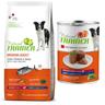 12 kg Natural Trainer + 2 x 400 g umido Adult Medium/Maxi con Manzo gratis! - Medium Adult con Tonno & Riso