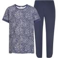 Schlafanzug MEY Gr. S, blau (new blue) Damen Homewear-Sets Pyjamas