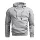 Alessandro Salvarini Hoodie Herren hellgrau, XXXL