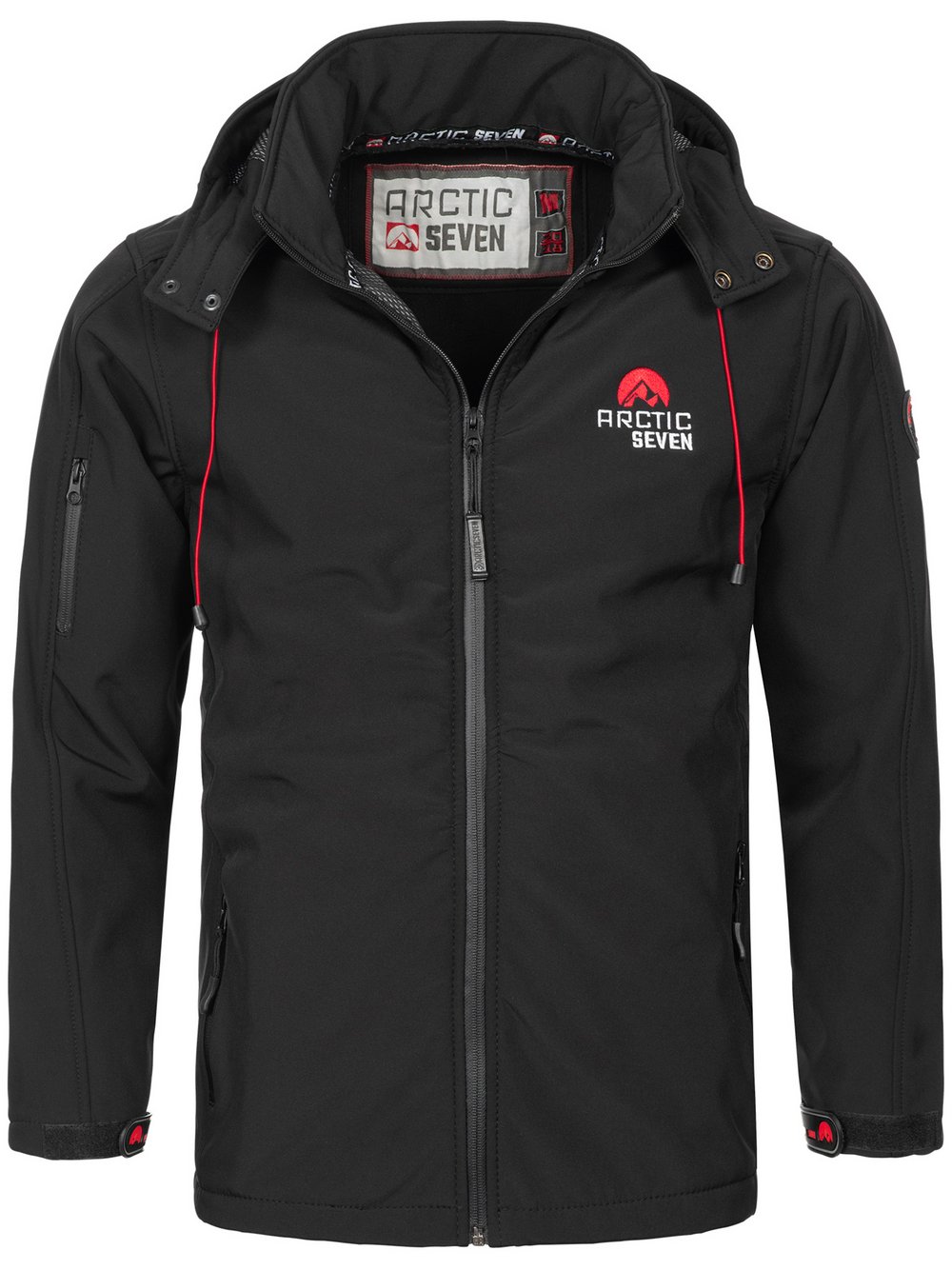 Arctic Seven Softshelljacke Herren schwarz, 4XL Image