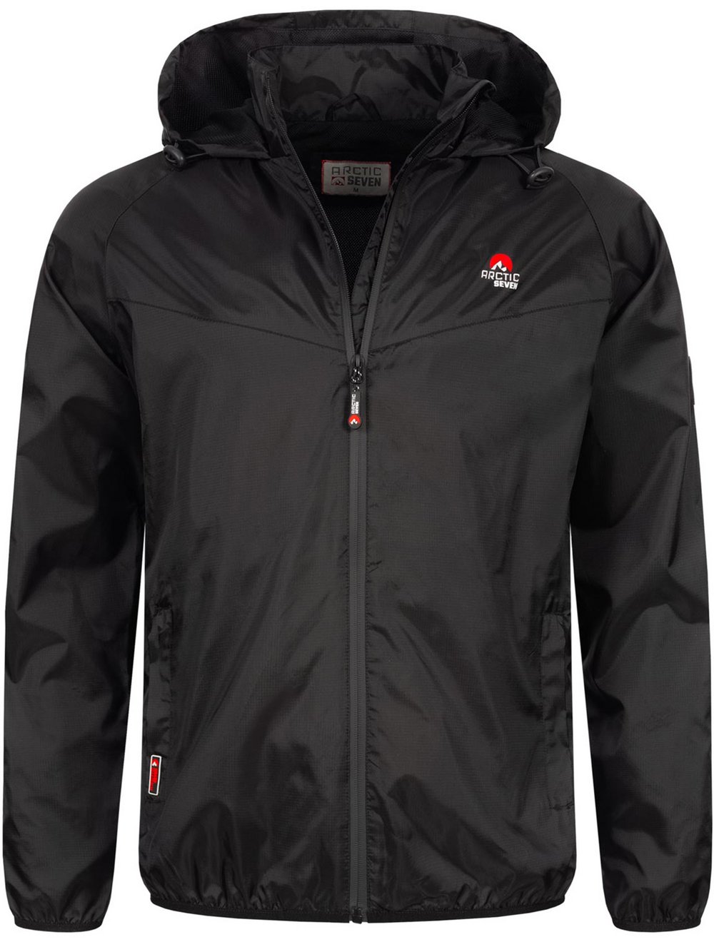 Arctic Seven Regenjacke Herren schwarz, L Image
