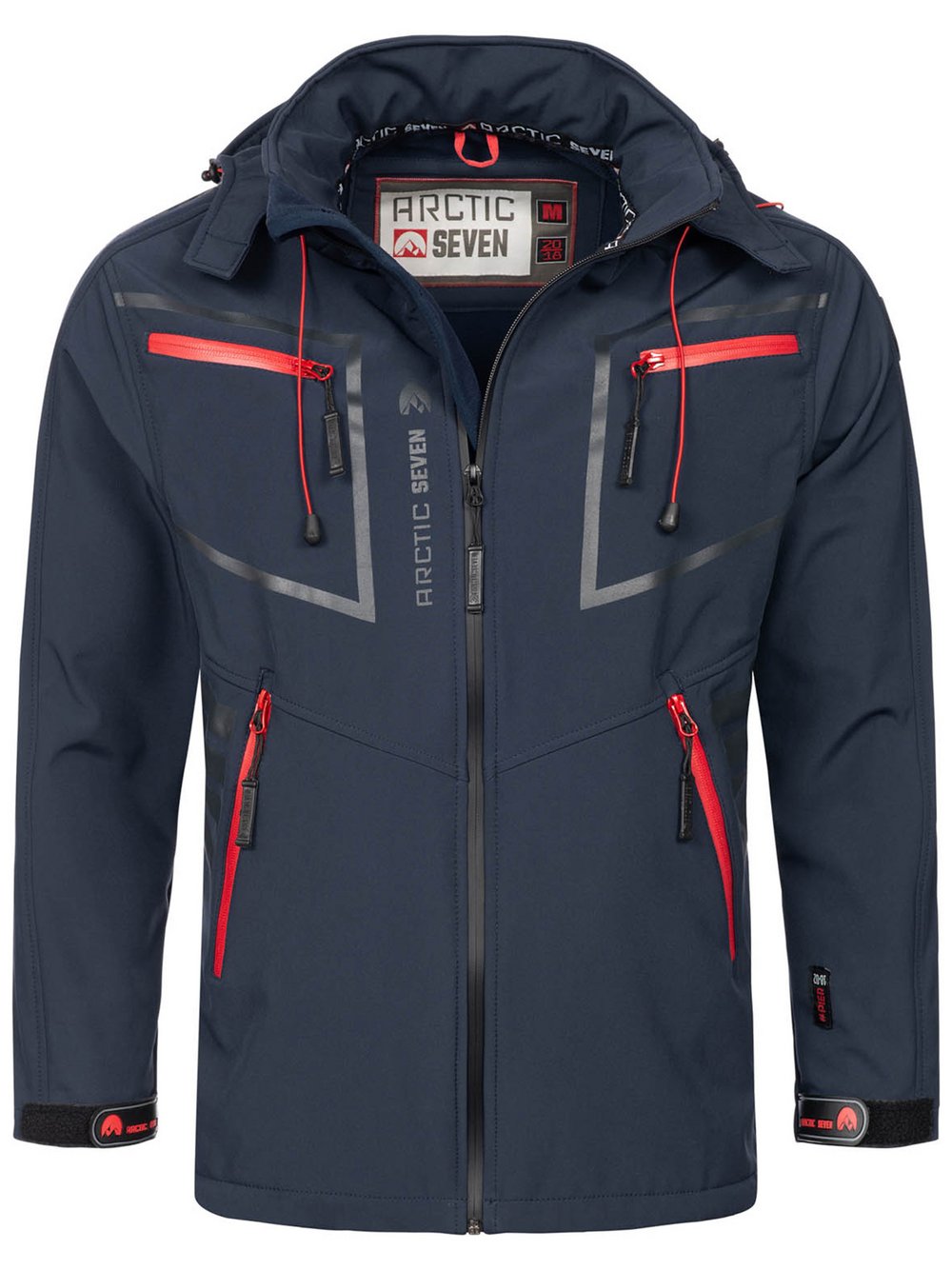 Arctic Seven Softshelljacke Herren blau, XL Image