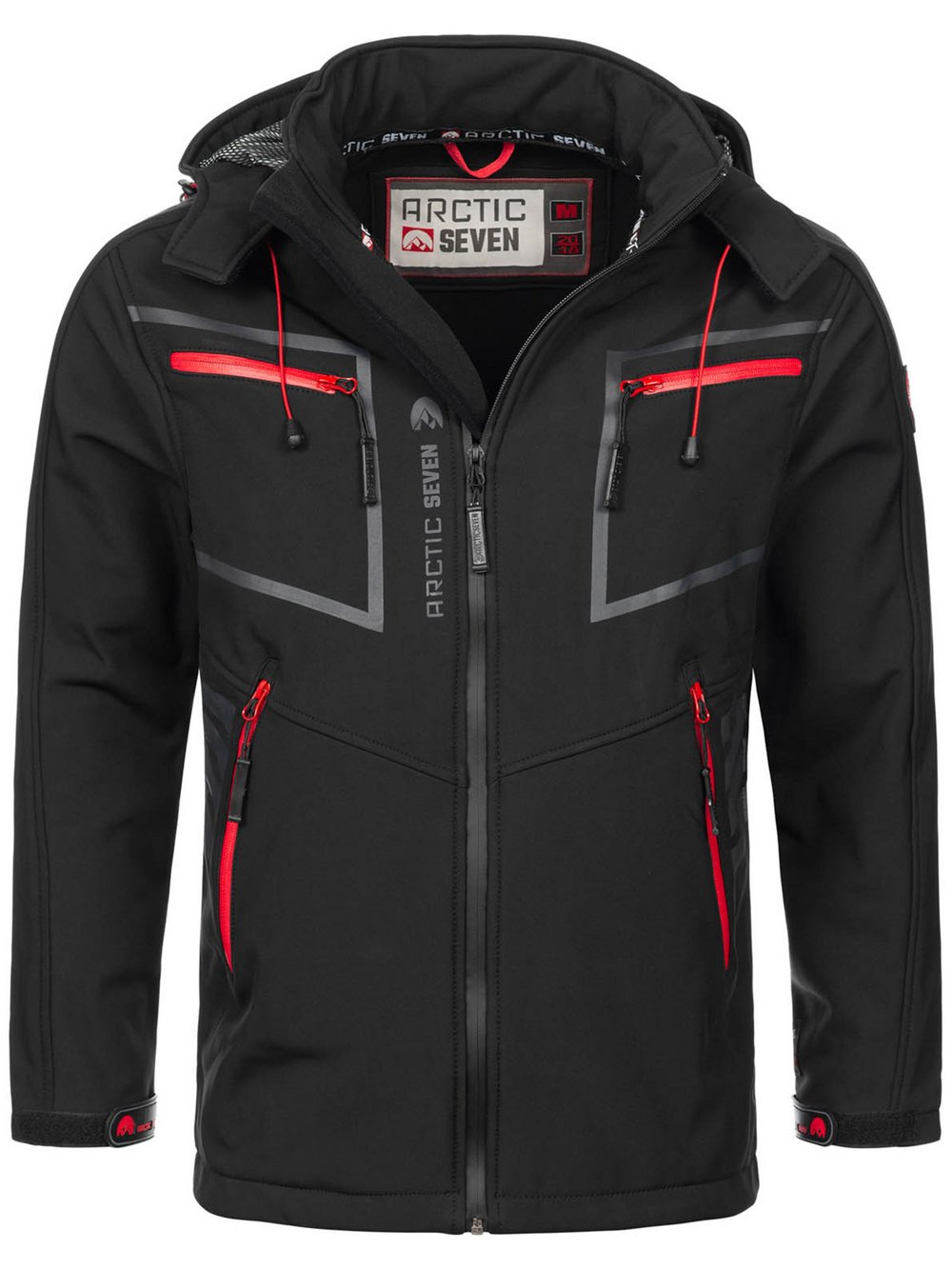 Arctic Seven Softshelljacke Herren schwarz, XXL Image