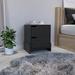 Haines Nightstand with 2-Drawers, End Table with Sturdy Base