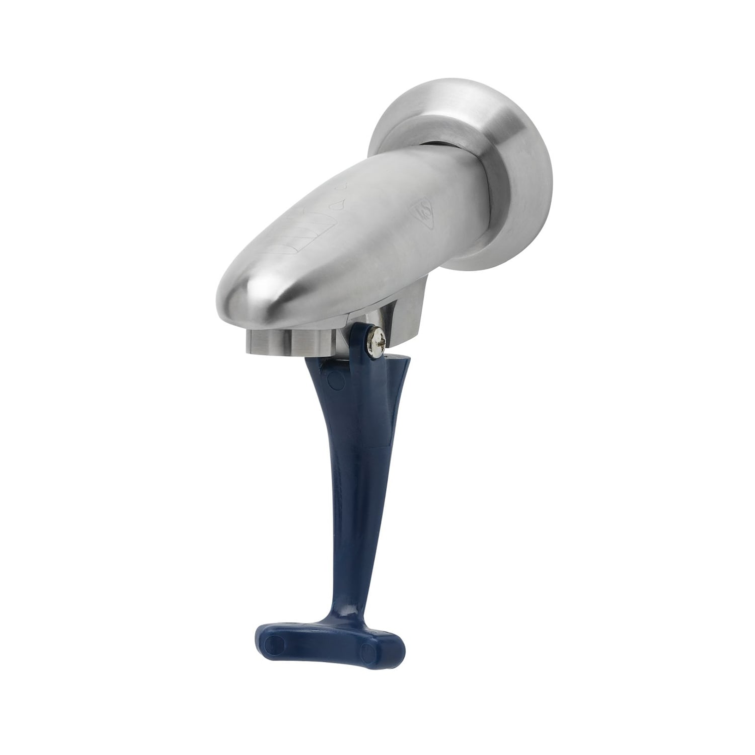 T&S S-1200 Faucet, Push Back Glass Filler, Wall Mounted, Adjustable Flange, ADA Compliant, Stainless Steel