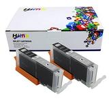 2 Pack cli271xl CLI-271XL Gray High Yield Cartridges for PIXMA MG7720 PIXMA TS8020 PIXMA TS9020 Printer