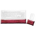 Handmade Keyboard & Mouse Wrist Pad Set - Flax Fill - Lavender Scented - - TWRL/TMPL-HP