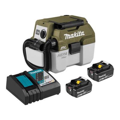 Makita Outdoor Adventure 18V LXT ADCV11T Lithium Ion Brushless Wet / Dry Vacuum Kit - 5.0 Ah