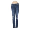 Old Navy Jeggings - Low Rise Skinny Leg Boyfriend: Blue Bottoms - Women's Size 4 - Dark Wash