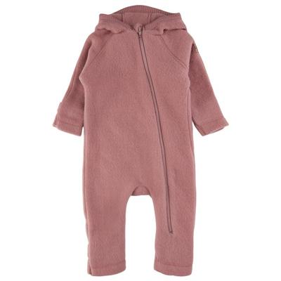 Mikk-Line - Wool Baby Suit with Ears - Overall Gr 80 rosa Image