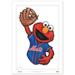 Elmo New York Mets 24" x 36" Sesame Street Limited Edition Fine Art Print