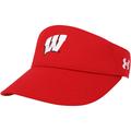 Men's Under Armour Red Wisconsin Badgers Blitzing Visor