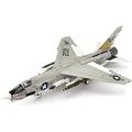 MUZIZY copy airplane model 1/72 For Us F-8E Fighter Model Static Die-cast Aircraft Model Military Finished Aircraft Model Collection